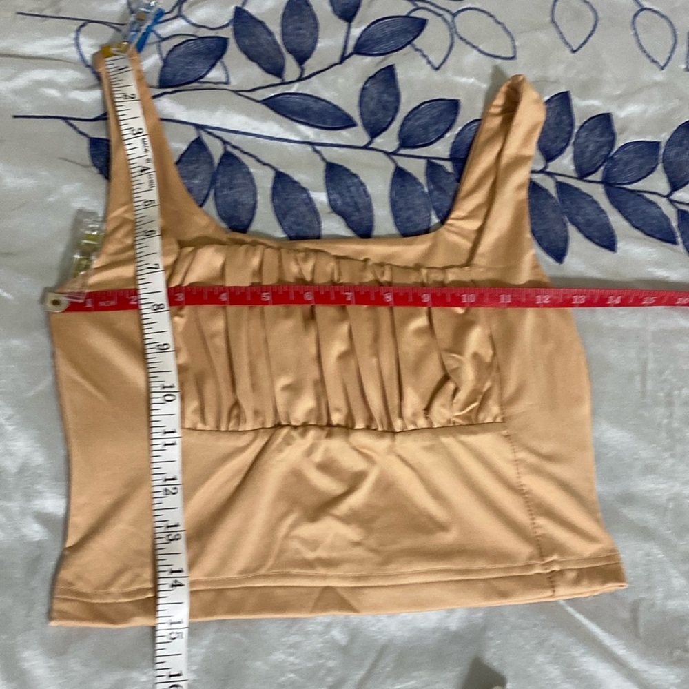 TOB Women’s Sexy Summer Basic Sleeveless Stretch Outfit Crop Tank Top Size Small